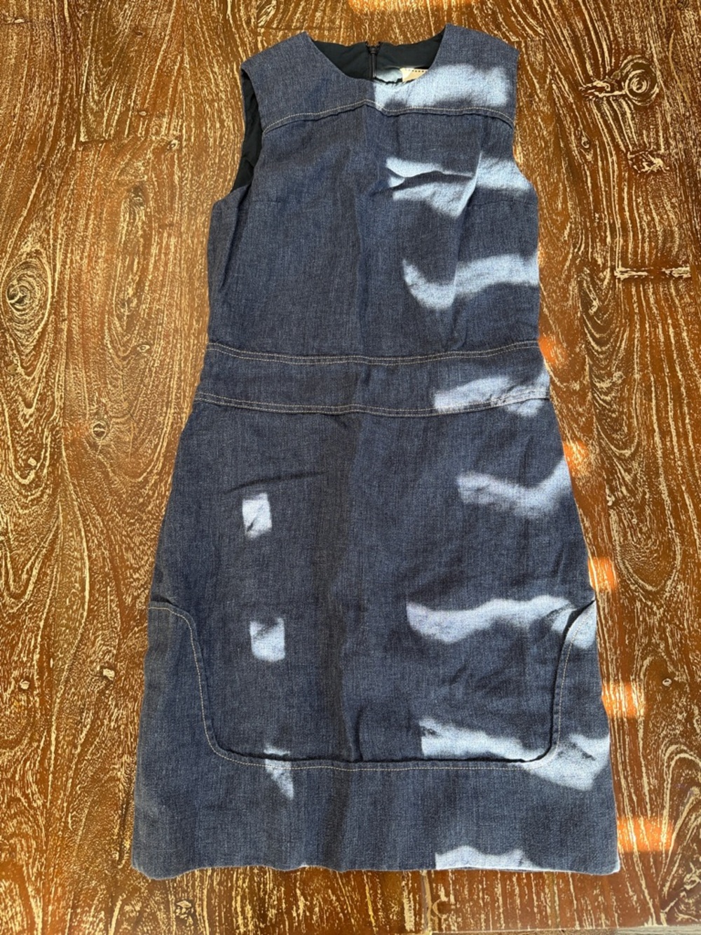 Longchamp Navy Denim Dress